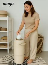 Magic Thoth M Diaper Pail 45 × 24 cm Beige