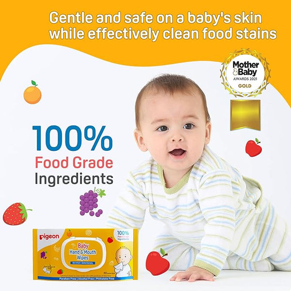 Pigeon Baby Wipes (60 sheets)