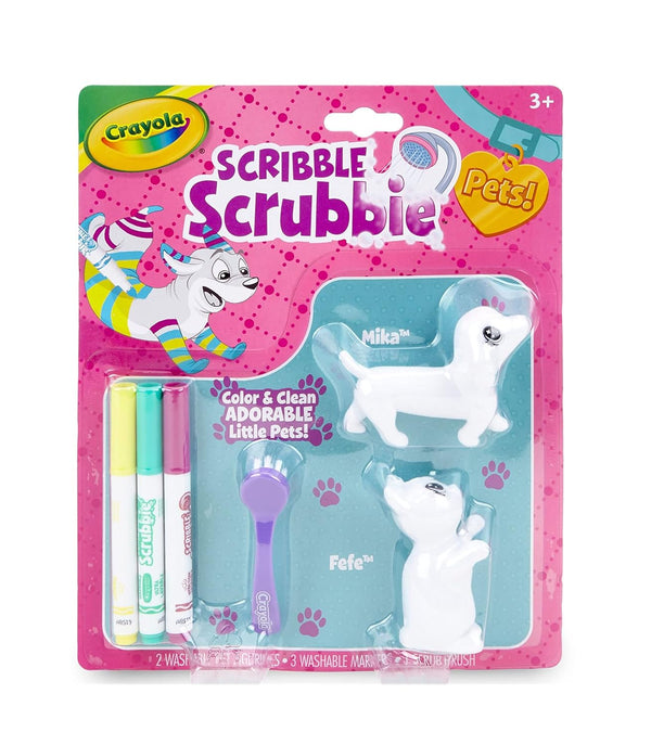 Crayola Scribble Scrubbie Pets, Dog & Cat, Kids Toys