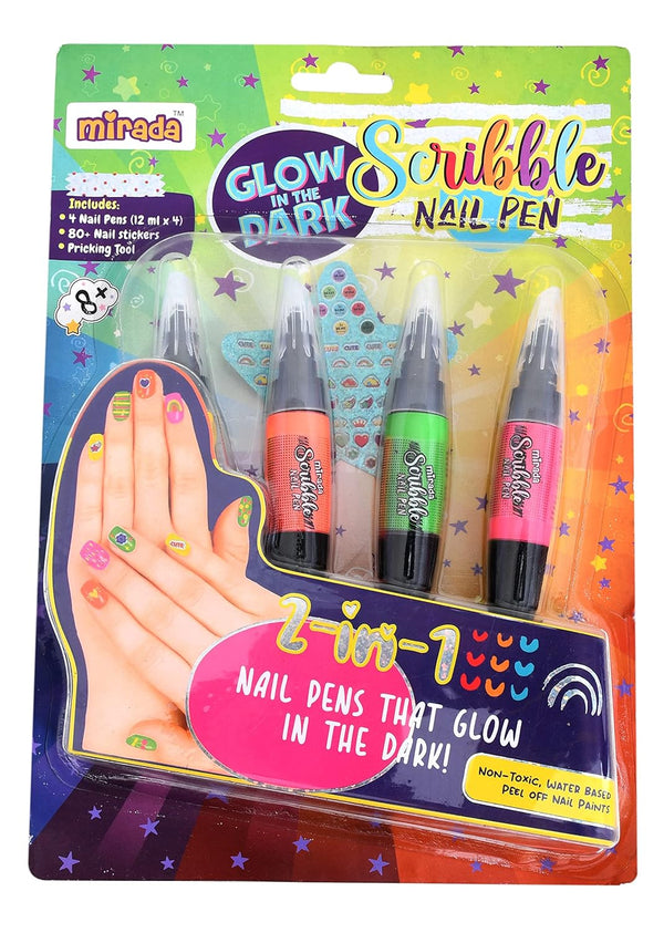 Mirada Glow in the Dark Scribble Nail Pen Nail Art