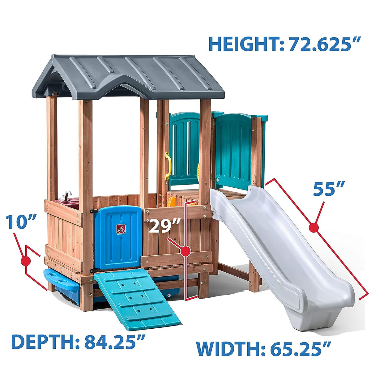 Step2 Woodland Adventure Playhouse & Slide