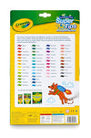 Crayola Fine Washable Super Tips with Silly Scents Markers, 50 Count