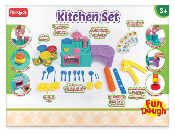 FunDough Clay Kitchen Set - A Place For Unlimited Fun