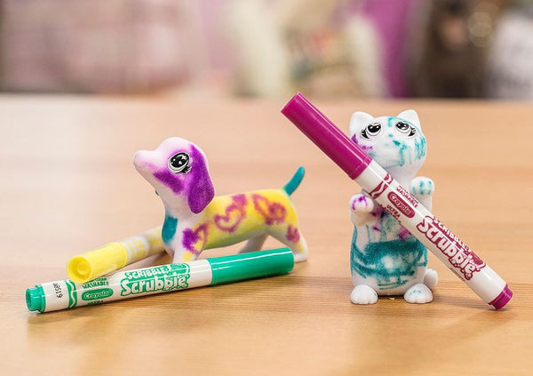 Crayola Scribble Scrubbie Pets, Dog & Cat, Kids Toys