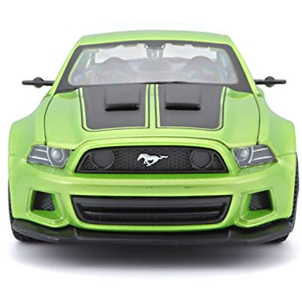 Maisto Ford Mustang Streetracer Green 1:24 Diecast Alloy Scale Model Car