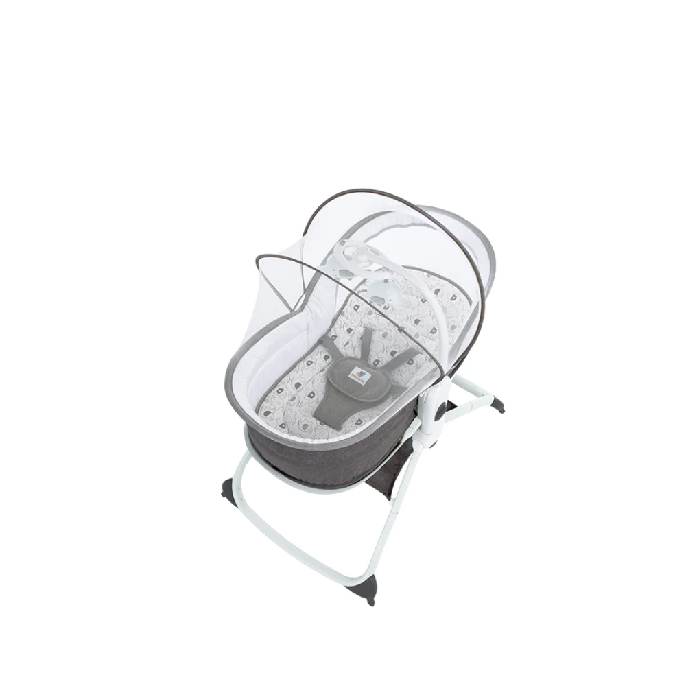 Mastela 6-in-1 Multi-Function Bassinet 0-36 Months Grey