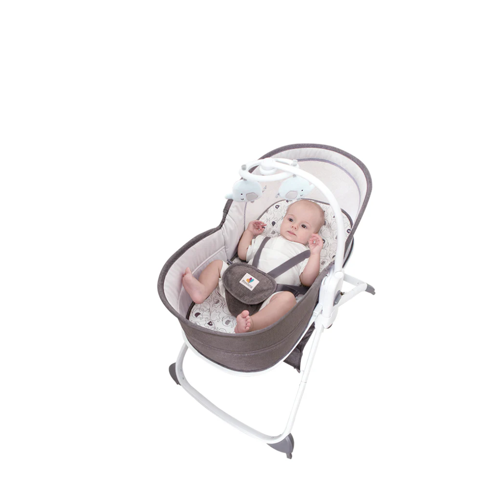 Mastela 6-in-1 Multi-Function Bassinet 0-36 Months Grey