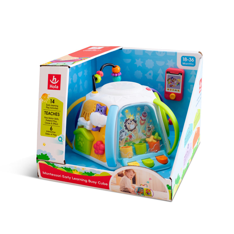 Hola Montessori Early Learning Busy Cube HE8971