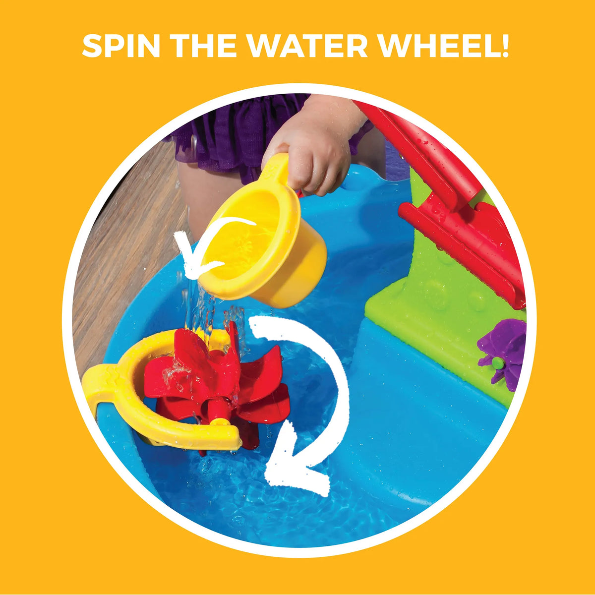 Step2 Rain Shower Splash Pond Water Table