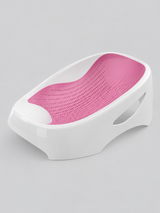 Hopop Silicone Baby Bather with Mesh Sling 61 × 38 × 20 cm Pink
