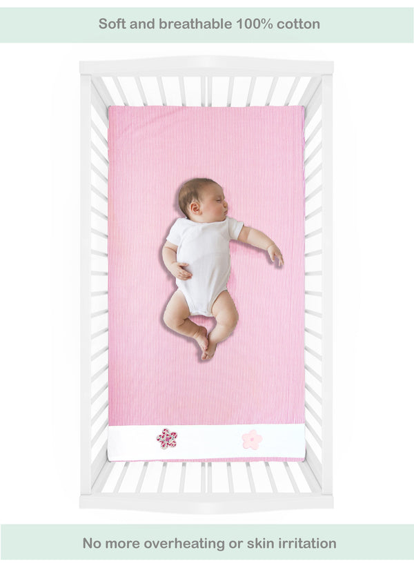 Abracadabra Flat Sheet (Set Of 2) - Blossom