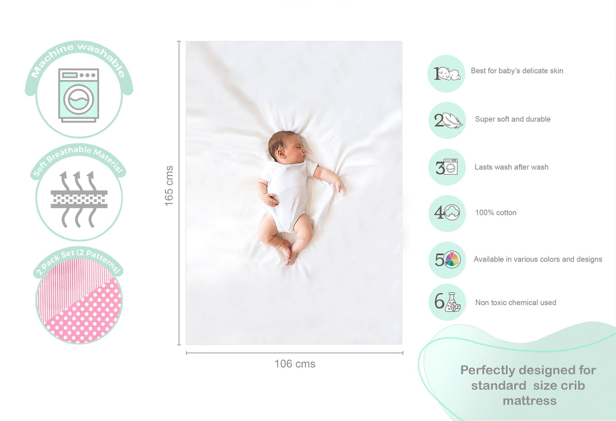 Abracadabra Flat Sheet (Set Of 2) - Blossom