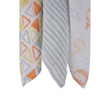 Abracadabra Cotton Muslin Swaddles Pack of 3 – Hot Air Balloon