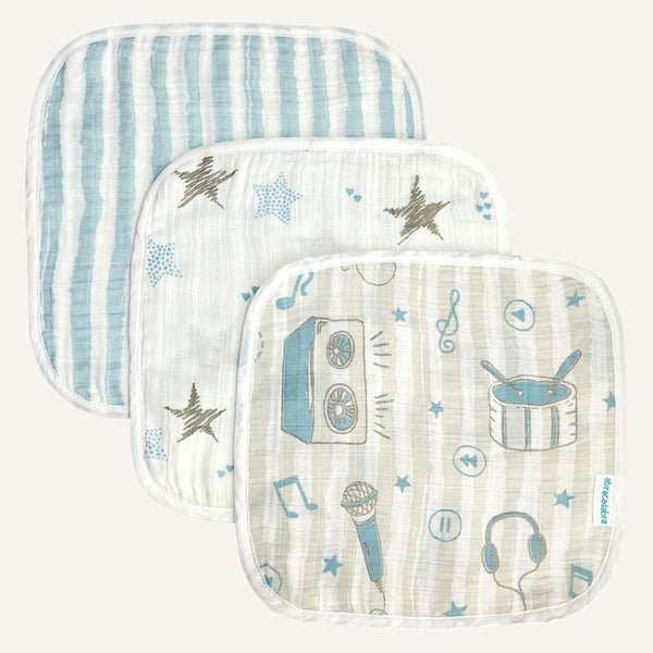 Abracadabra Muslin Wipes - Rainbow