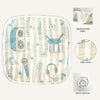 Abracadabra Muslin Wipes - Rainbow