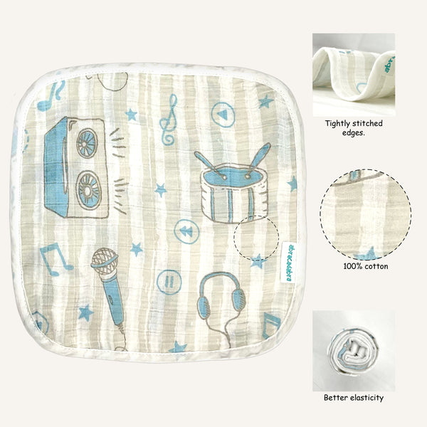 Abracadabra Muslin Wipes - Rainbow
