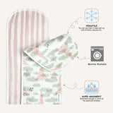 Abracadabra Muslin Burp Pads Set of 2 – Eiffel Tower