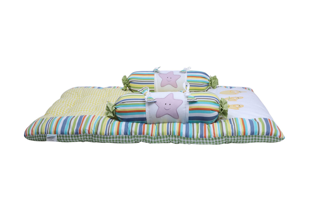 Abracadabra Gadda Set With Two Bolsters - 123