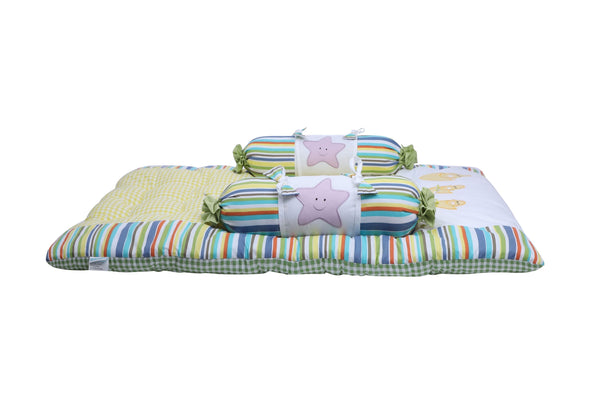 Abracadabra Gadda Set With Two Bolsters - 123