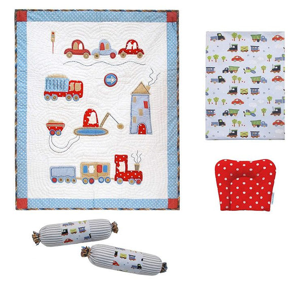 Abracadabra 6 Piece Cot Bedding Set - Transport