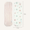 Abracadabra Muslin Burp Pad - Stars & Hearts