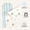 Abracadabra Muslin Burp Pad - Stars