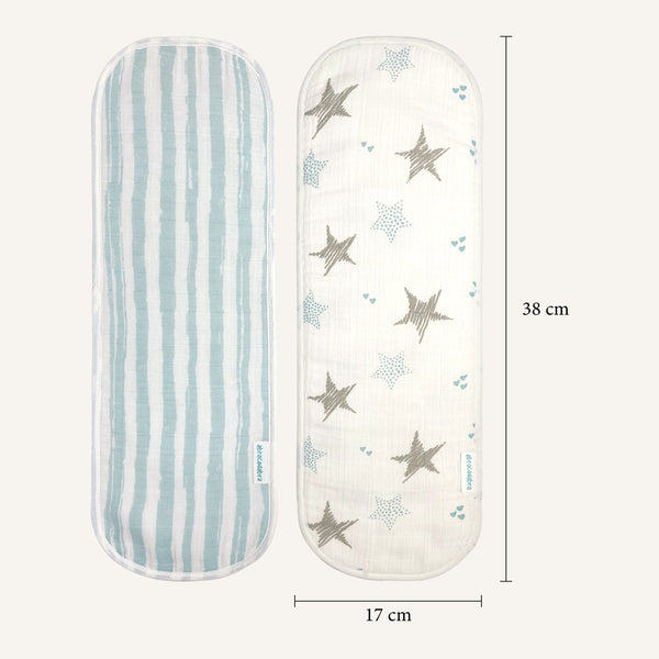 Abracadabra Muslin Burp Pad - Stars