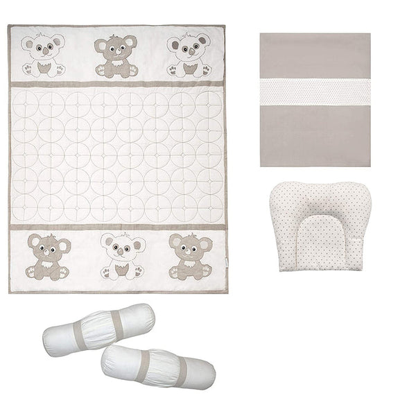 Abracadabra 6 Piece Cot Bedding Set - Koala Bear