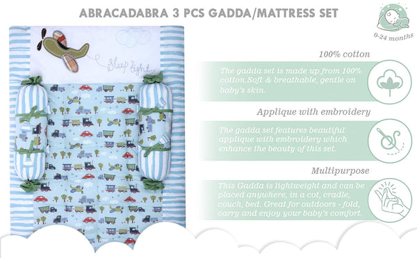 Abracadabra Gadda Set With Two Bolsters - Transport