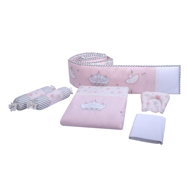 Abracadabra 6 Piece Cot Bedding Set - Ballerina