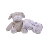 Abracadabra Toy with Blanket Gift Set Dog 75 × 75 cm Multicolour