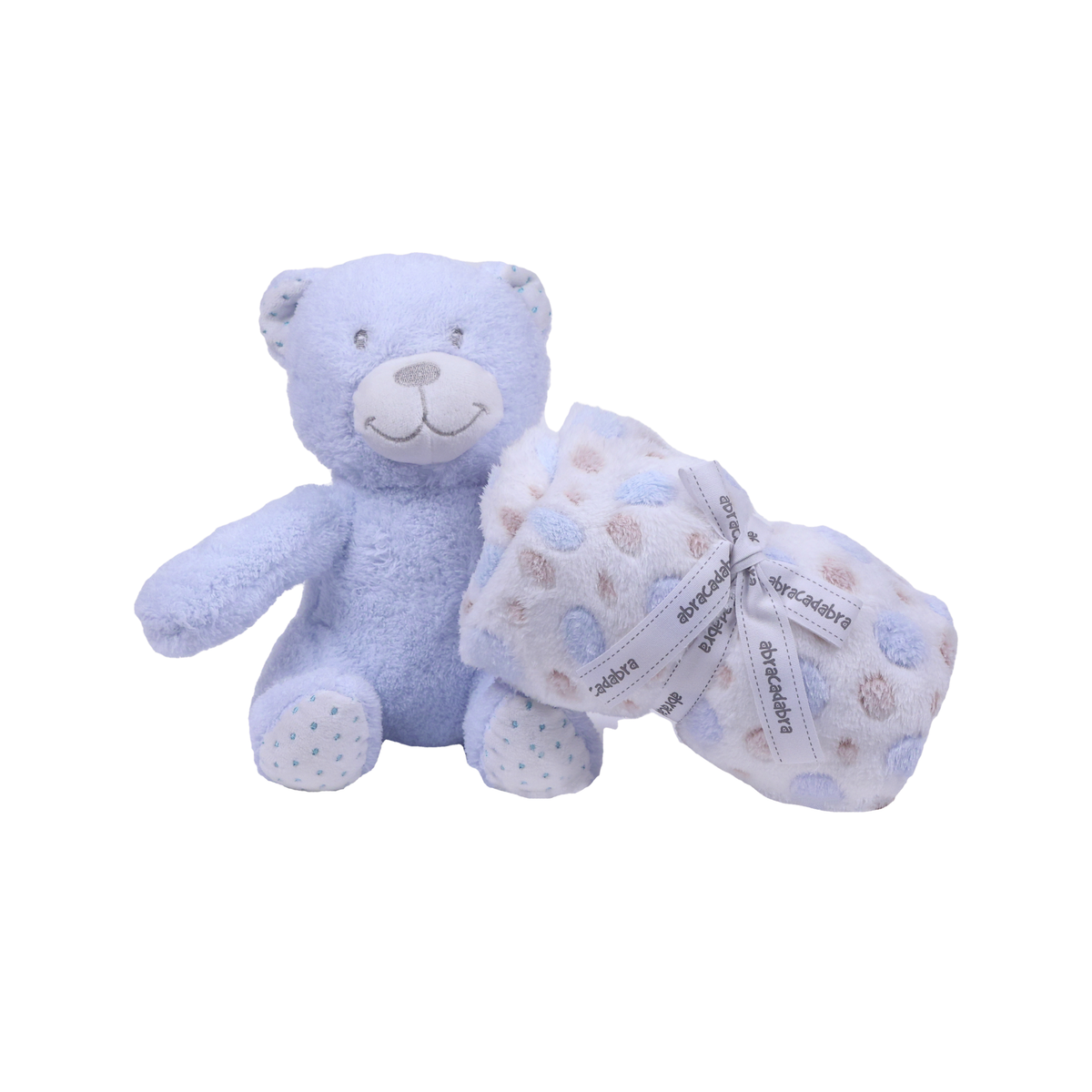 Abracadabra Toy with Blanket Gift Set Bear 75 × 75 cm Multicolour