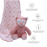 Abracadabra Toy with Blanket Gift Set Owl 75 × 75 cm Multicolour