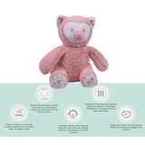 Abracadabra Toy with Blanket Gift Set Owl 75 × 75 cm Multicolour