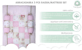 Abracadabra Gadda Set With Two Bolsters - Vintage