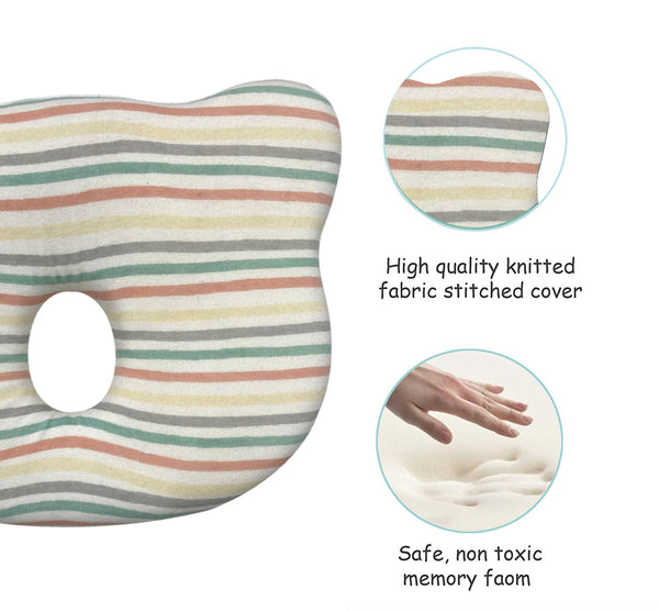 Abracadabra Memory Foam Pillow - Mulit Stripe