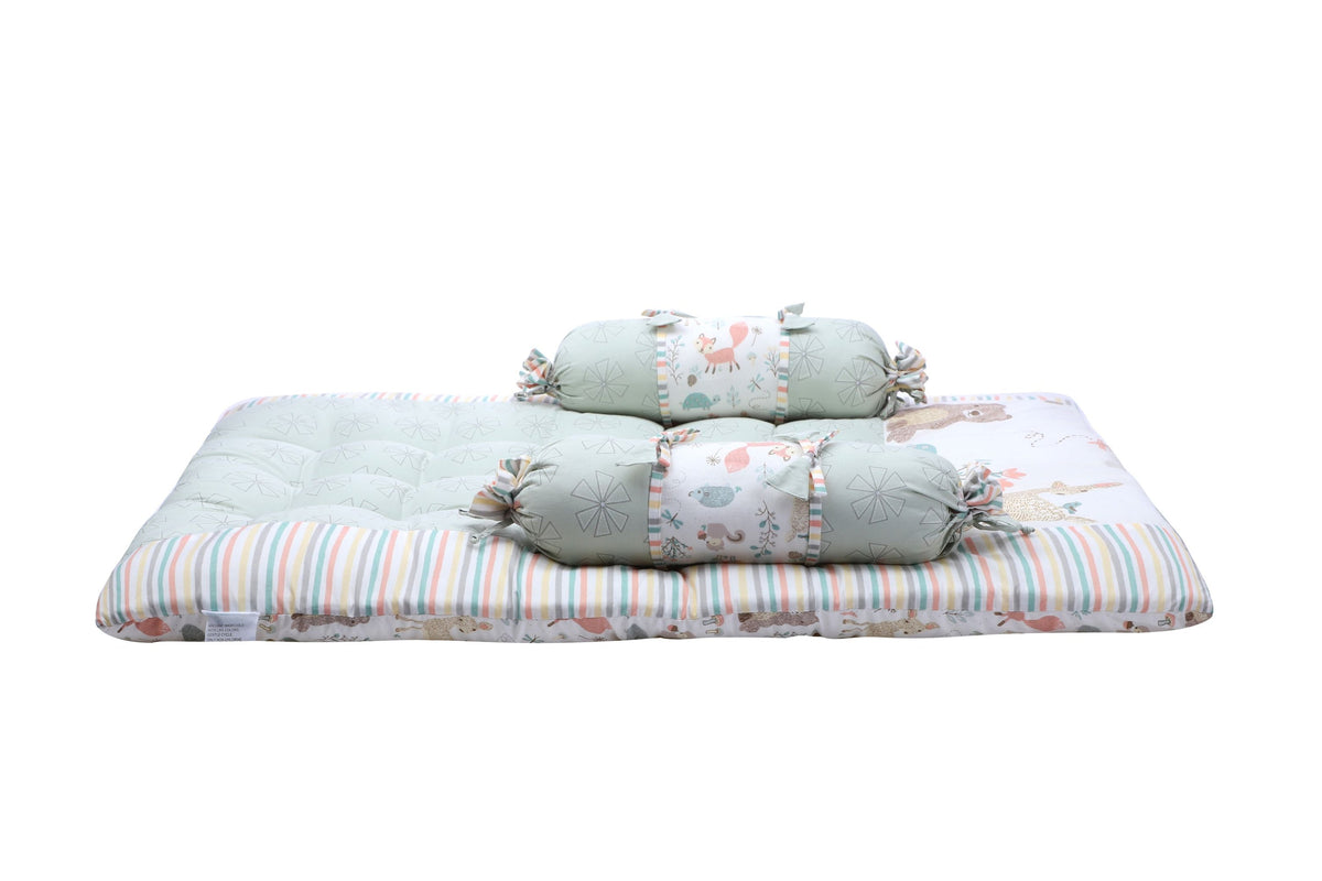Abracadabra Gadda Set With Two Bolsters - Bambi & Friends