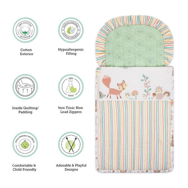 Abracadabra Quilted Nest Bag - Bambi & Friends
