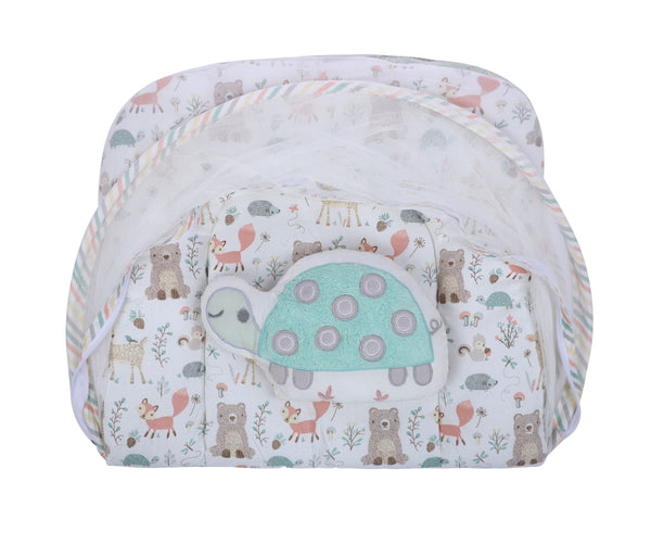 Abracadabra Gadda Set With Mosquito Net - Cloud