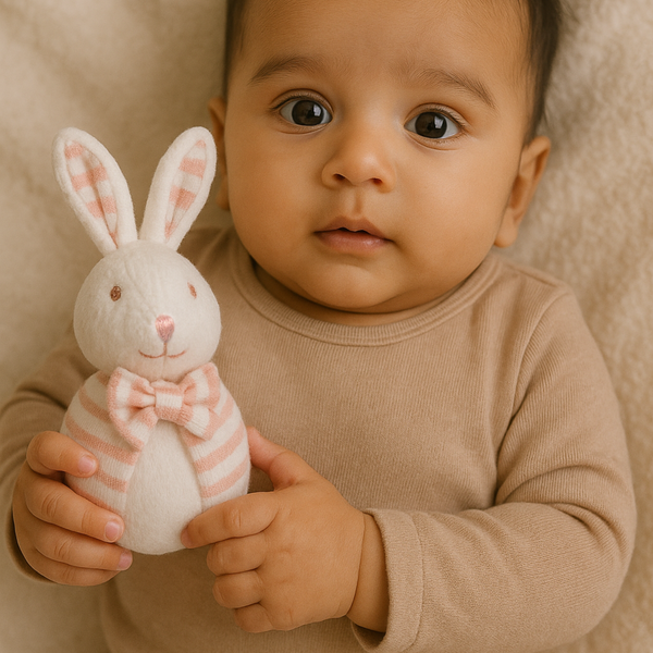 Abracadabra Bunny Rattle – Blue 3M+