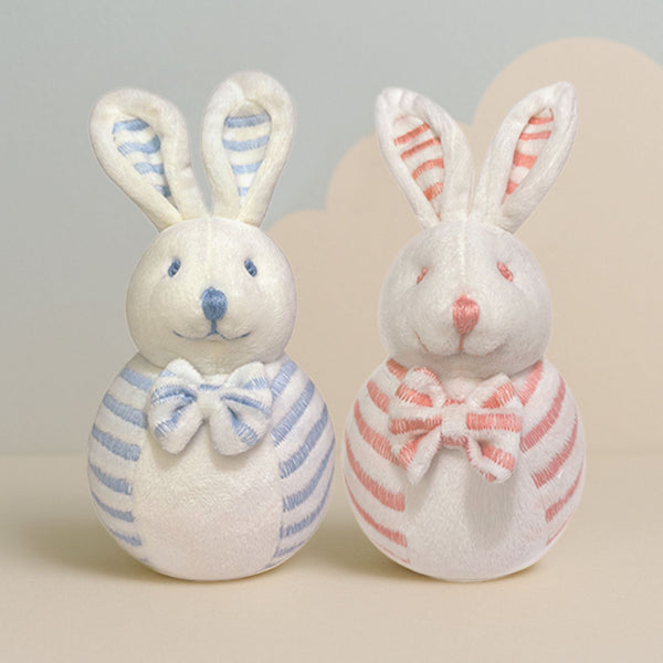 Abracadabra Bunny Rattle – Pink | Soft Plush Baby Rattle