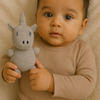 Abracadabra Luna the Unicorn Knitted Toy – Grey