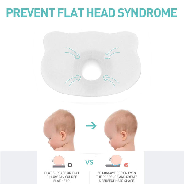 Abracadabra Memory Foam Pillow - Pink Check