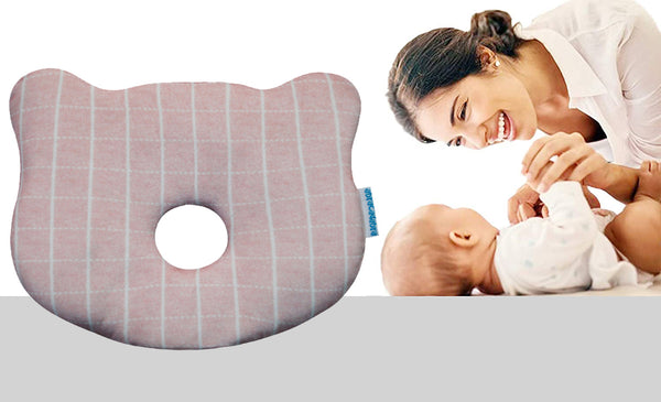 Abracadabra Memory Foam Pillow - Pink Check