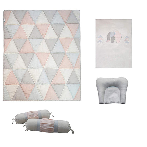 Abracadabra 6 Piece Cot Bedding Set - Origami