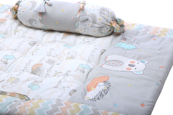 Abracadabra Gadda Set With Two Bolsters - Sleepy Friends