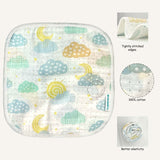 Abracadabra Muslin Wipes Set of 3 25 × 25 cm Lost in Clouds