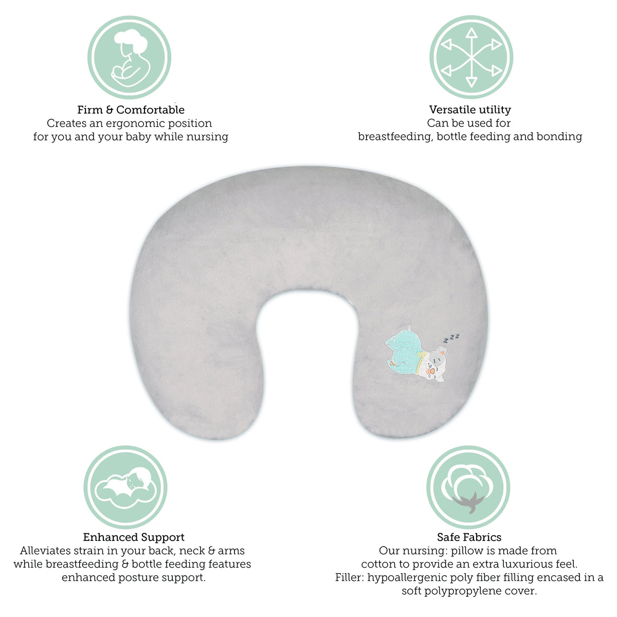 Abracadabra Nursing Pillow - Sleepy Friends
