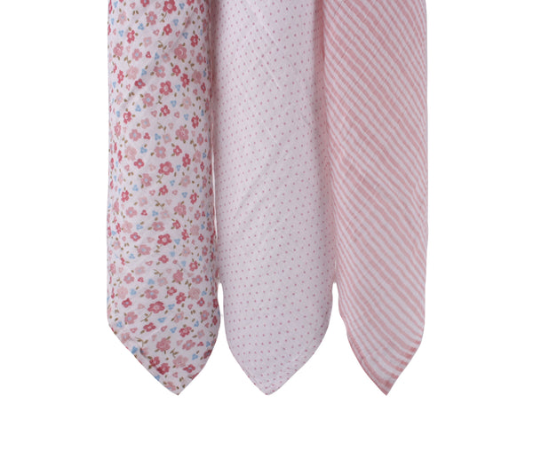 Abracadabra Swaddles (Set Of 3) - Vintage Floral