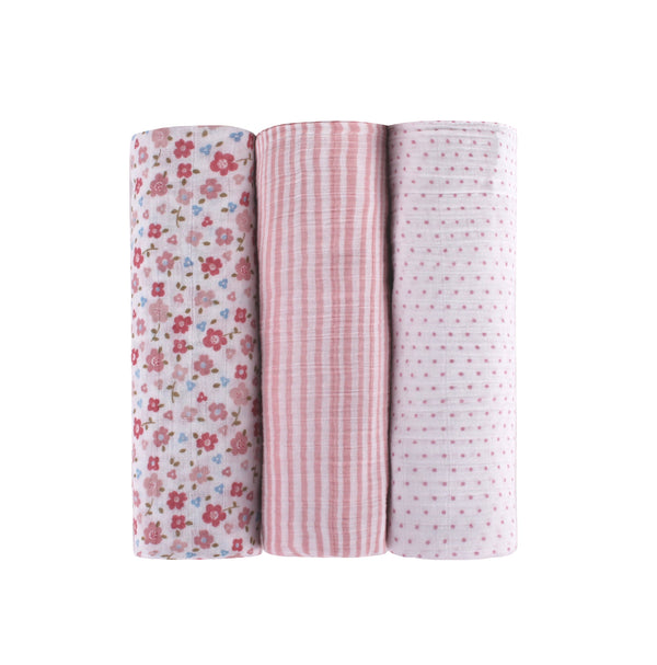 Abracadabra Swaddles (Set Of 3) - Vintage Floral